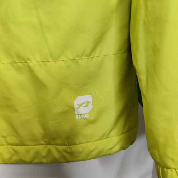 Orage Chartreuse/Lime Insulated Zip Up Jacket Size Large - Picture 6 of 14